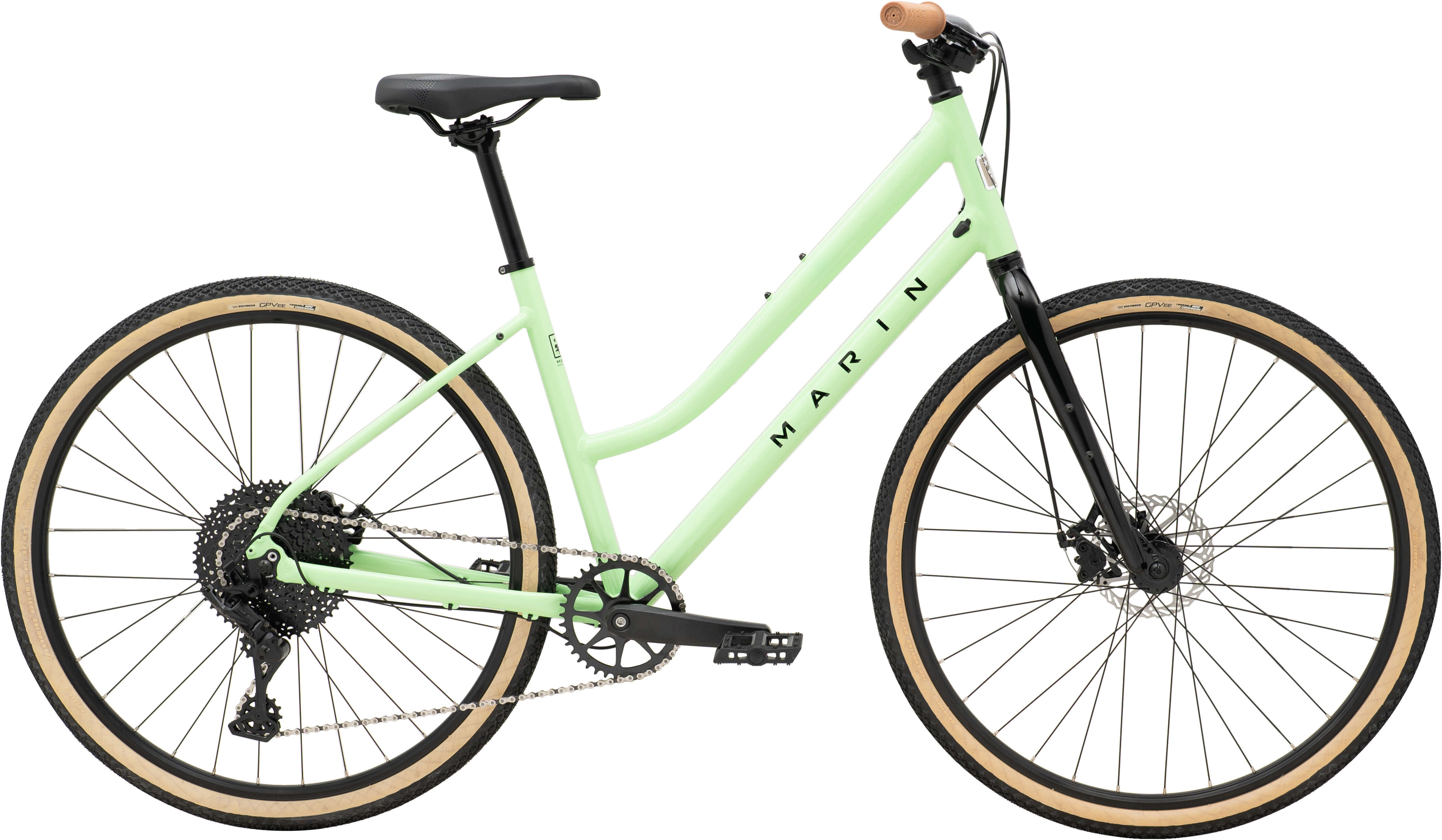 Велосипед 28" Marin KENTFIELD 2 ST рама - M 2025 Gloss Light Green/Black/Green фото 