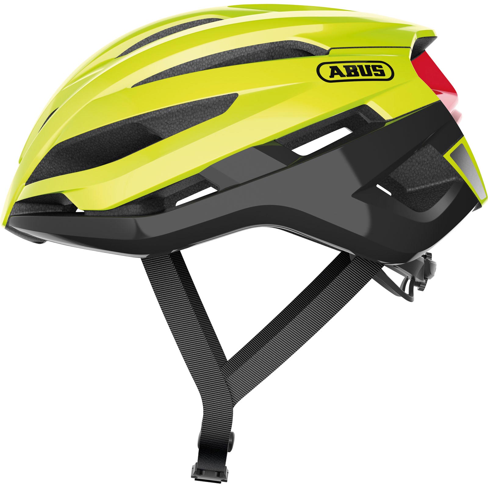 Шлем ABUS STORMCHASER, размер M (52-58 см), Neon Yellow, желто-черный фото 