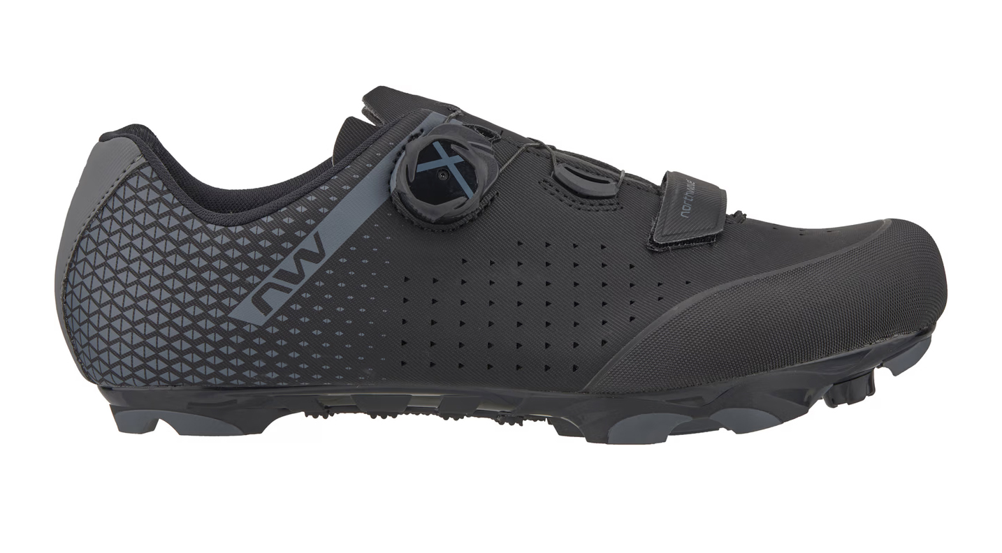Обувь Northwave Origin Plus 2 Wide размер UK 9,75 (43,5 280мм) черно-темно-серая фото 