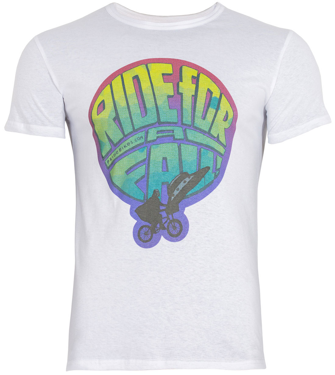 Футболка Pride с изображением "Шар", мужская, размер XL, белая фото 