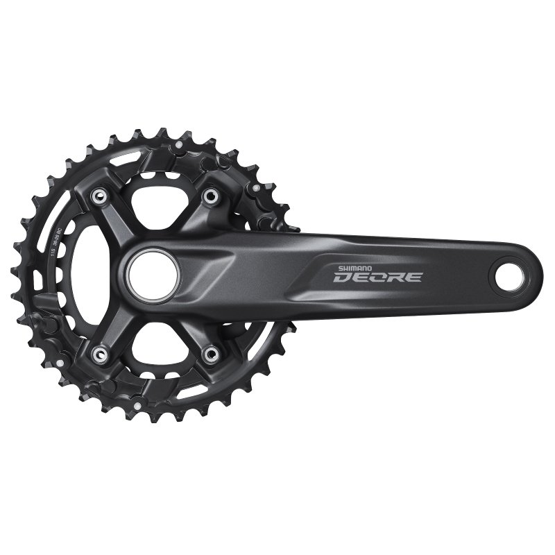 Шатуны Shimano FC-M5100-2 DEORE, 36x26, 175мм, интегр. ось, 11-ск., CL-48.8мм, без каретки фото 
