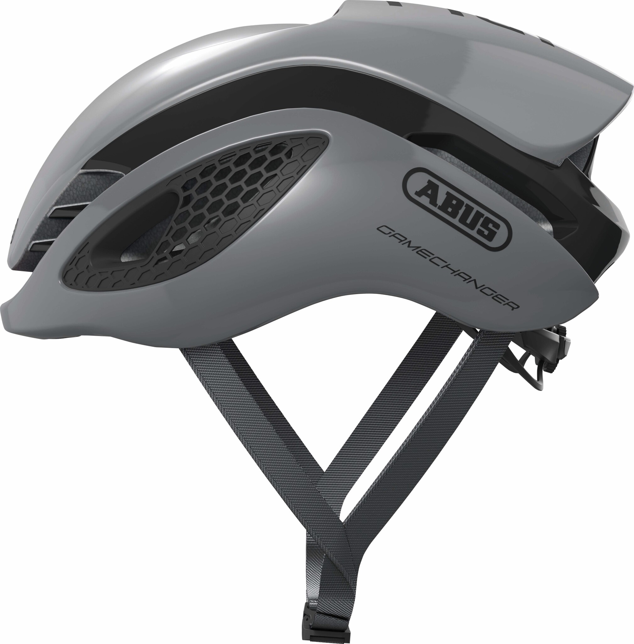 Шлем ABUS GAMECHANGER, размер S (51-55 см), Race Grey, серо-черный фото 