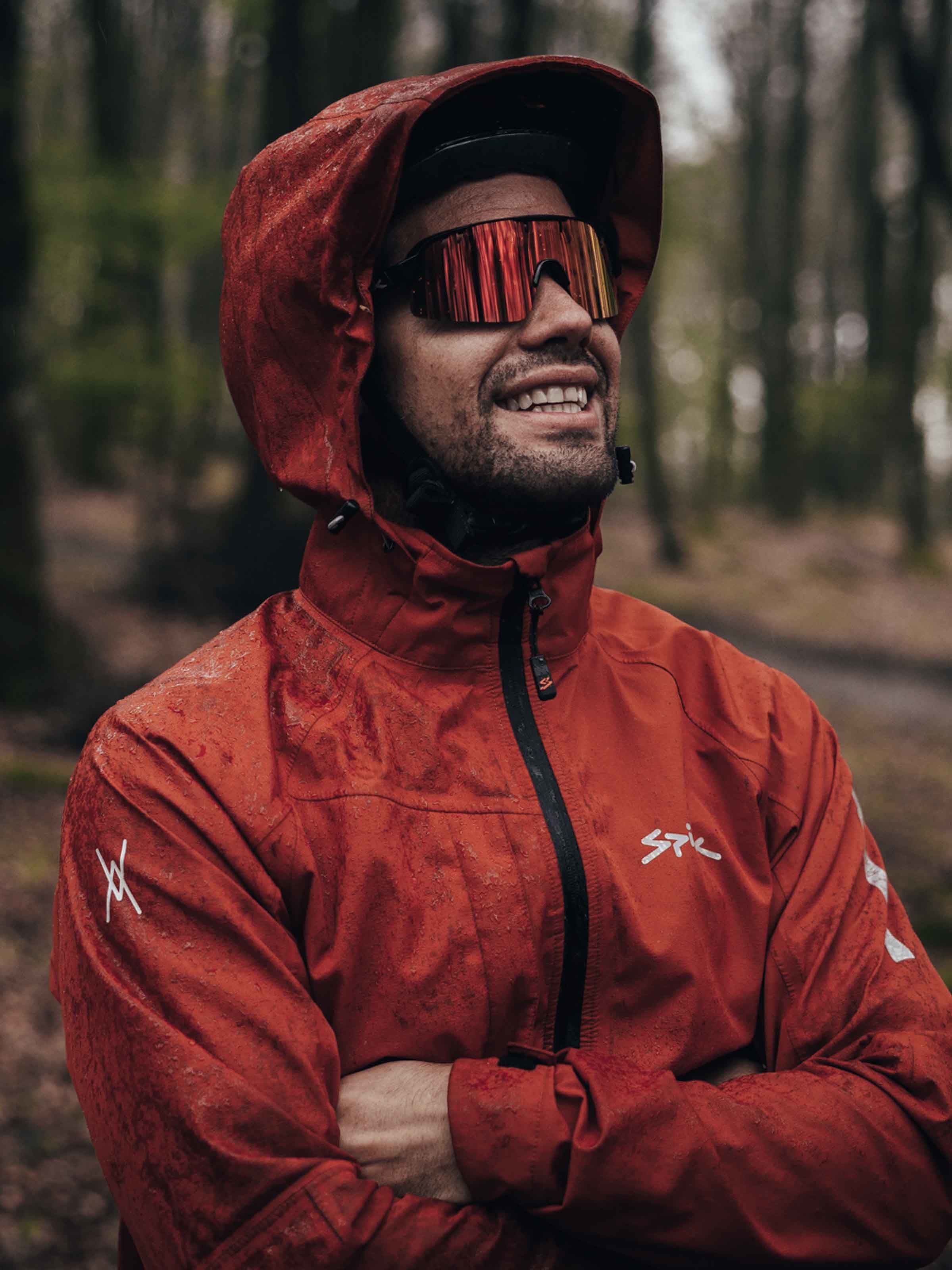 Куртка Spiuk All Terrain Waterproof мужская красная XXL фото 4