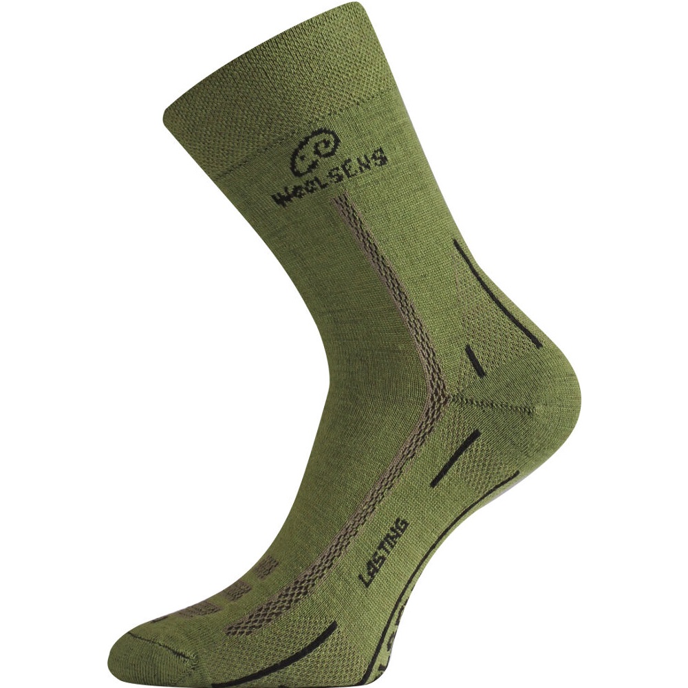 Термошкарпетки Lasting трекінг WLS 699, розмір M, зелені фото 