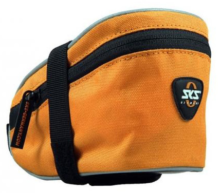 Подседельная сумка SKS Base Bag L крепление за рамки седла+подседел, оранж.  