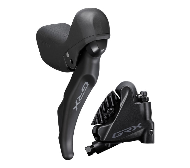 Гальмо дискове гідравлічне Shimano RX400 GRX, права ручка BL-RX400, каліпер, гідролінія 1700мм, заднє фото 1