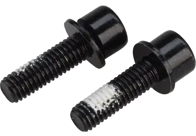 Болт крепления калипера Tektro Flat Mount Mounting Bolt 27 мм, M5, комплект 2 шт, черный фото 