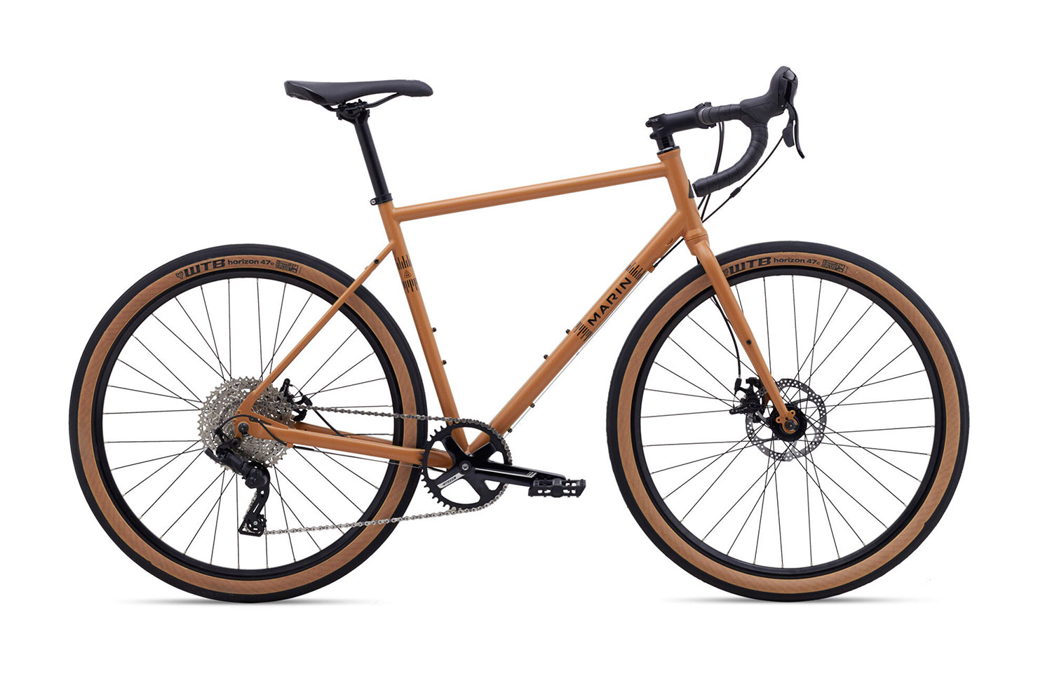Велосипед 27,5" Marin NICASIO+ рама - 50см Satin Tan/Black A0 фото 
