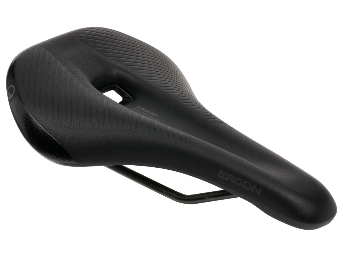 Седло Ergon SM Comp Men M/L Stealth, 156  мм, черное фото 