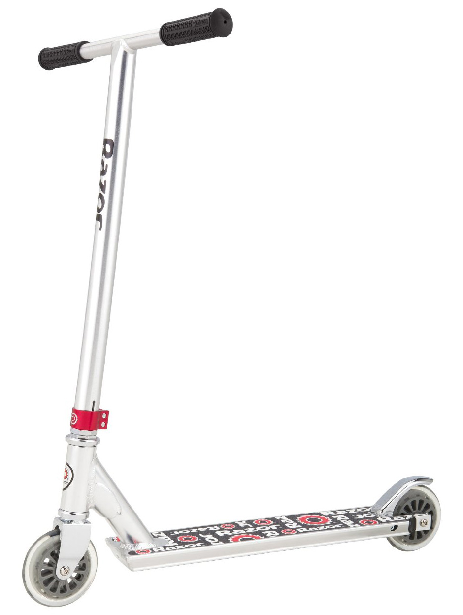 Самокат Razor Pro XX Al удл. база 520мм silver deck/silver T-Bar фото 1