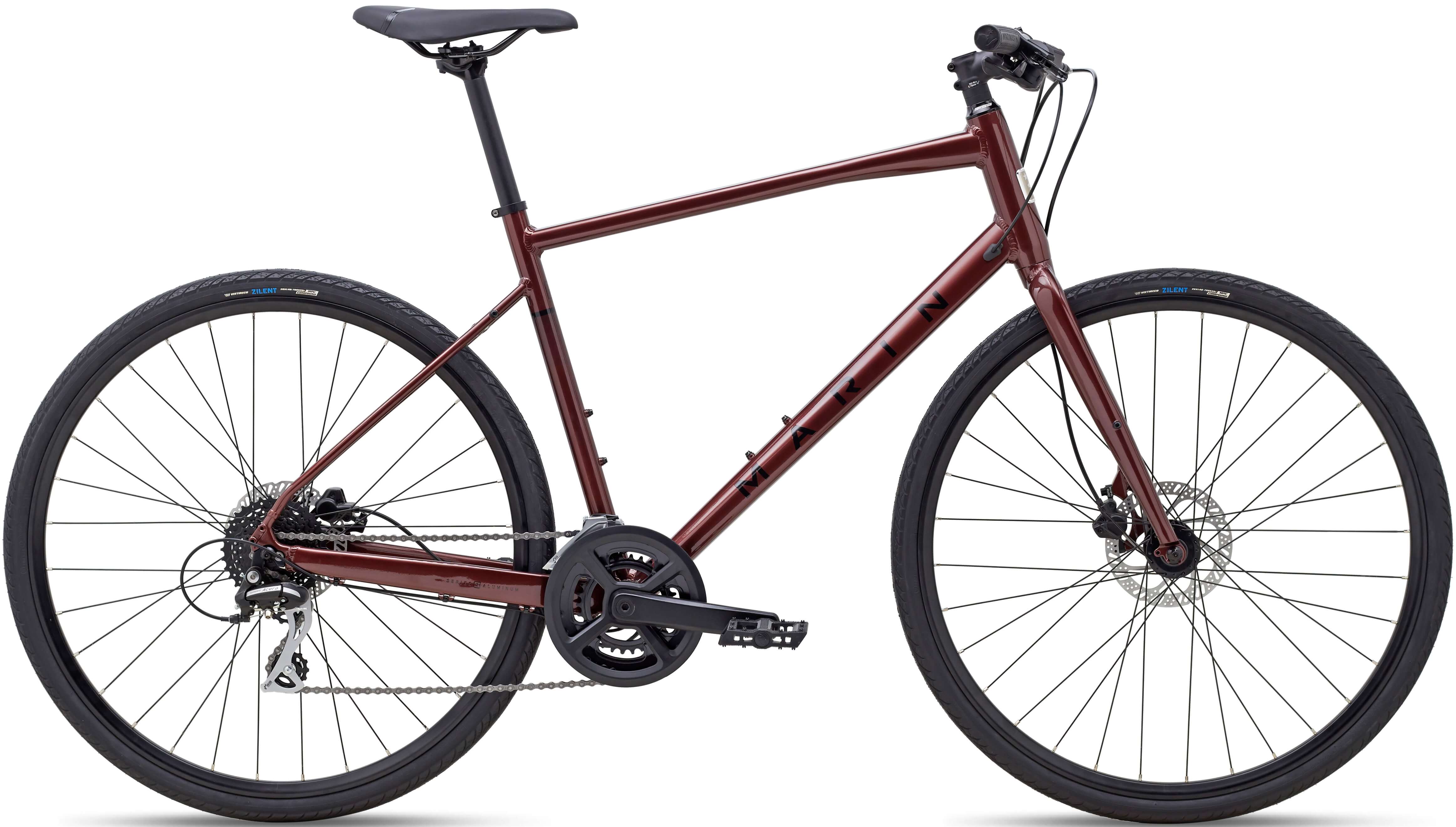 Велосипед 28" Marin FAIRFAX 2 рама - S MAROON/BLACK A5 фото 