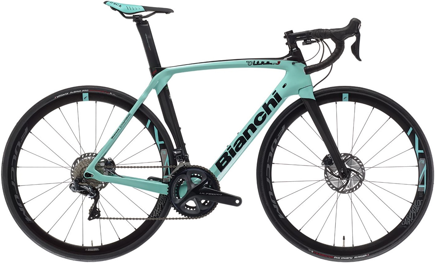 Велосипед 28" Bianchi OLTRE XR3 Ultegra Di2 рама - 55 см Celeste A1 фото 