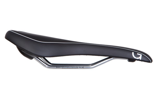 Сідло Green Cycle GSD-152 Sport Unisex, сталеві рейли, чорне фото 2