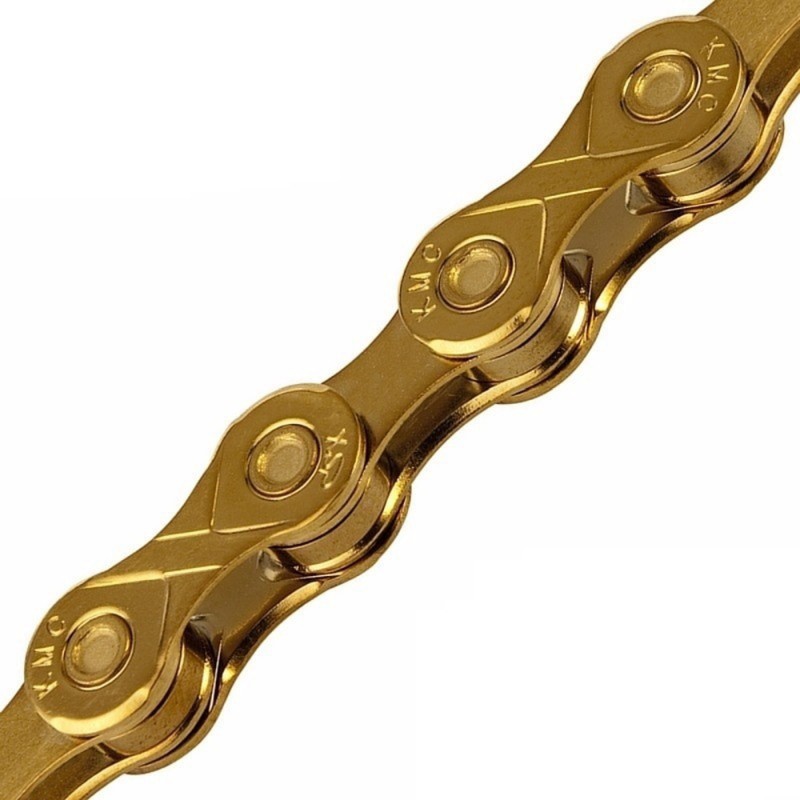 Цепь инд. 116 зв. 1/2x3/32 KMC X8 Gold/ Gold фото 