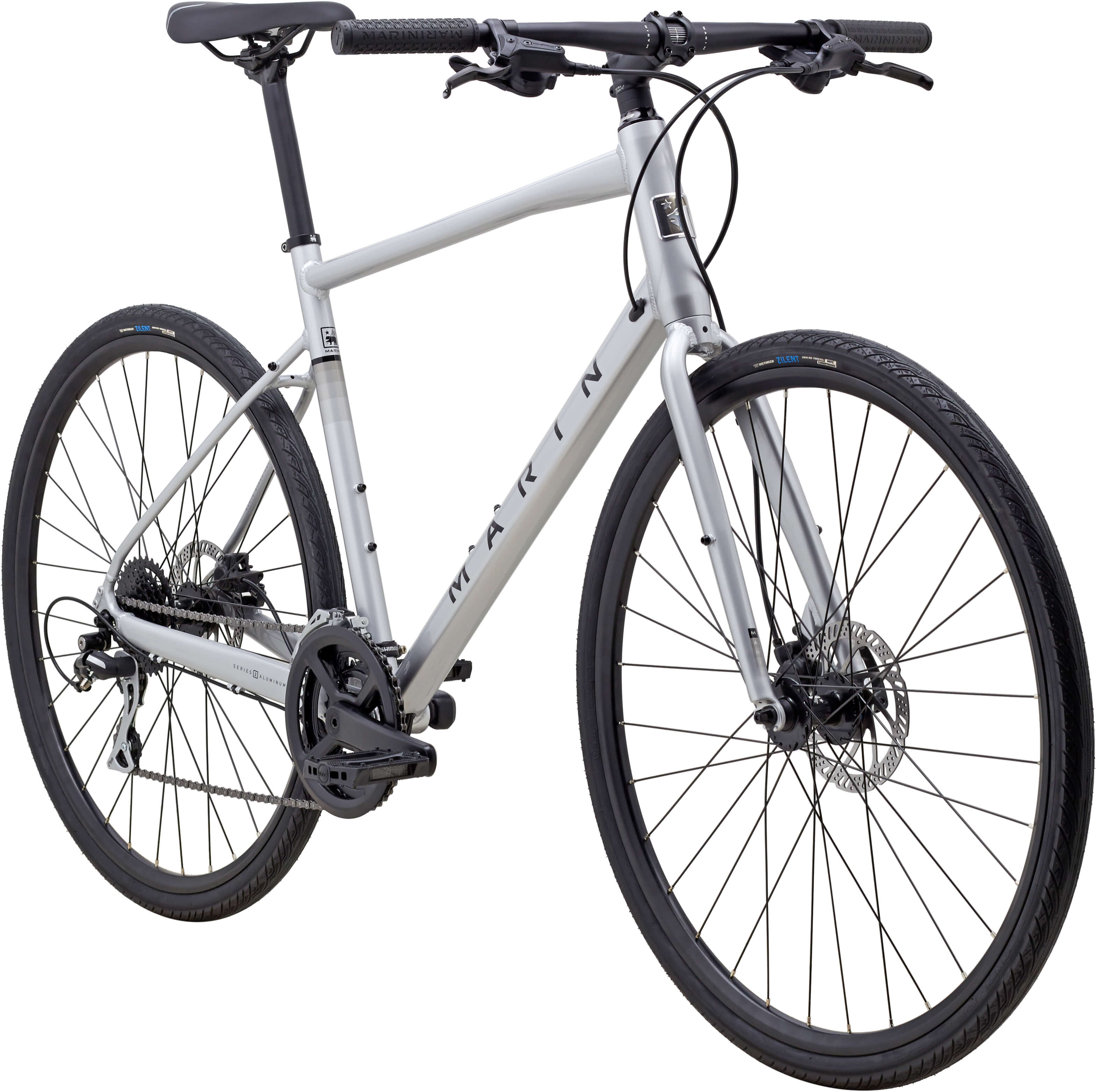 Велосипед 28" Marin Fairfax 2 рама - L Gloss Silver/Black A5 фото 2