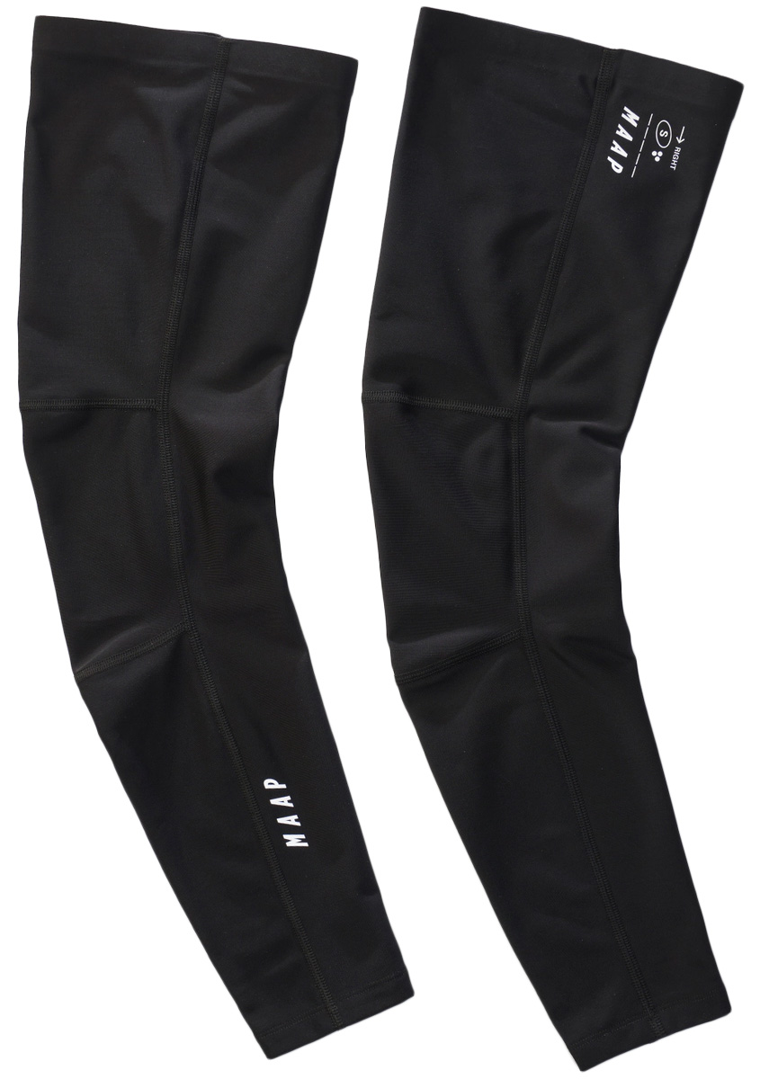 Утеплители ног MAAP Leg Warmer Black, черные, M фото 