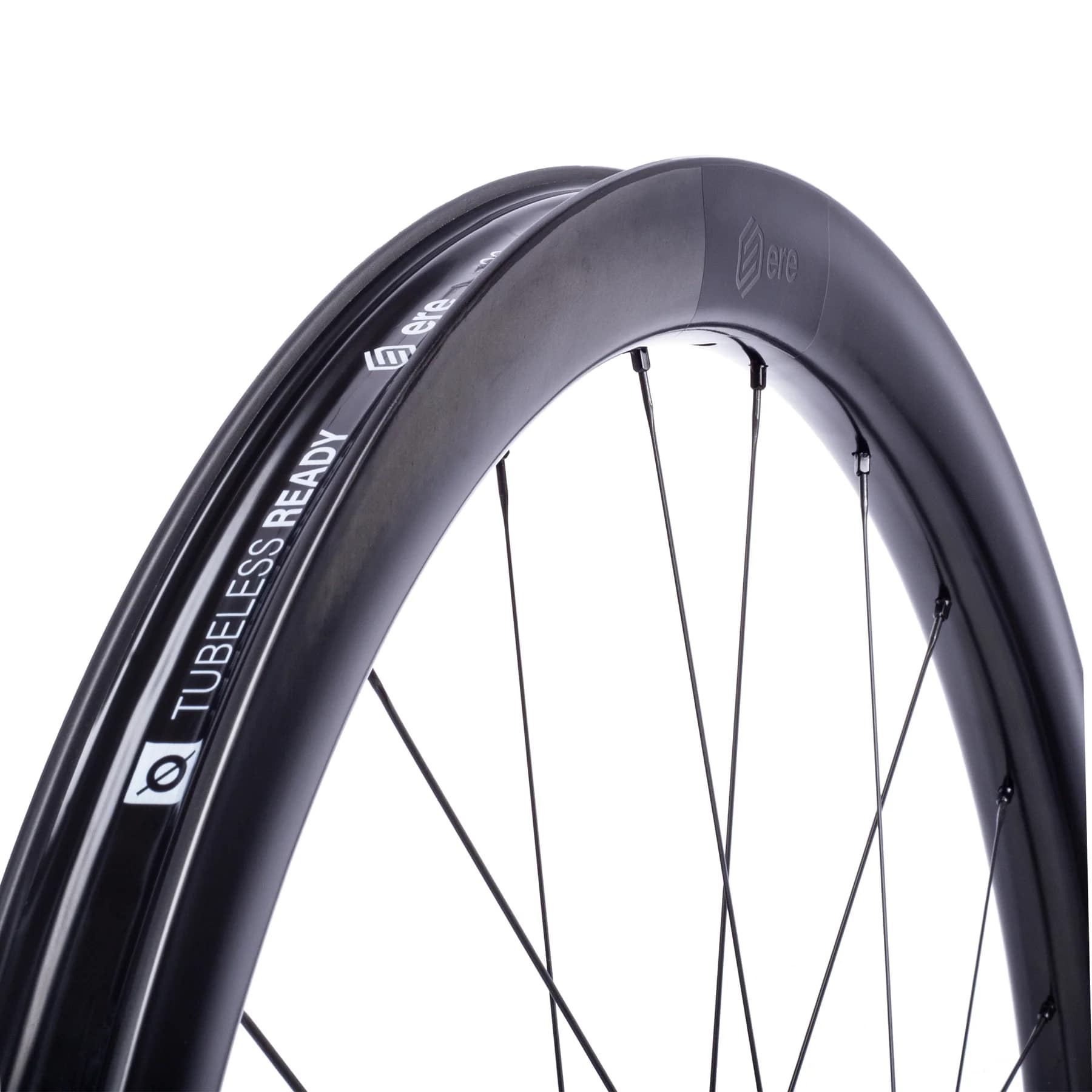 Колесо пер. + задн. 28" ERE TENACI GA40 CARBON, Gravel, 100x12/142x12, CL, HG11, tubeless, черный сатин фото 3