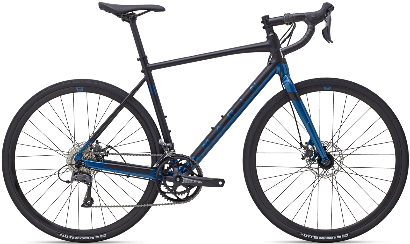 Велосипед 28" Marin GESTALT рама - 58см 2022 Gloss Black/Blue фото 