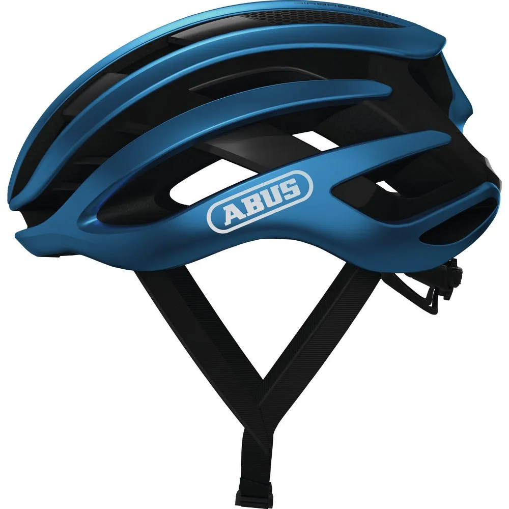 Шлем ABUS AIRBREAKER, размер S (51-55 см), Steel Blue, синий фото 