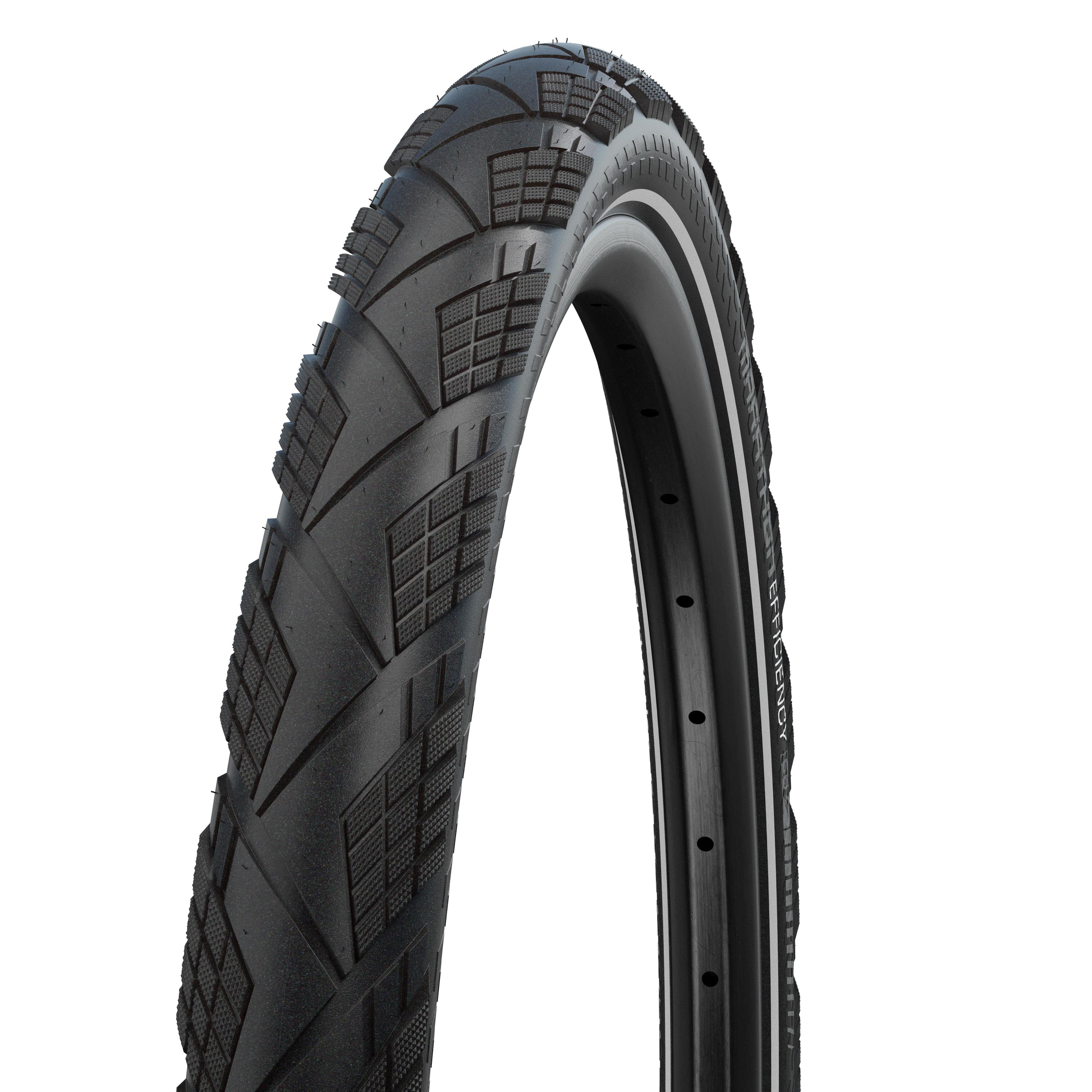 Покрышка 28x2.15 (55-622) Schwalbe MARATHON EFFICIENCY Evo, Super Race, V-Guard, F B/B-SK+RT HS617 ADDIX Race 67EPI 38B фото 