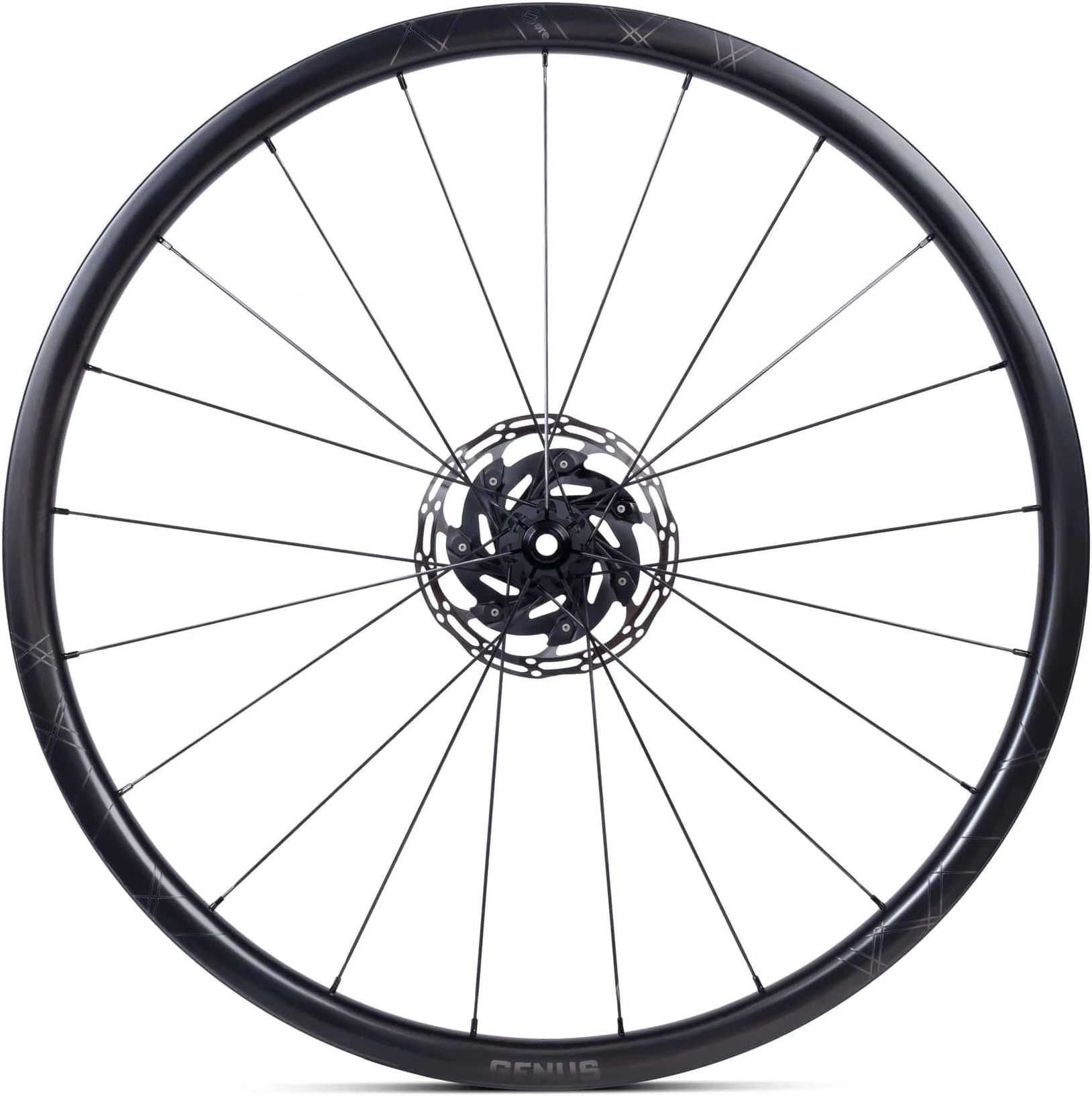 Колесо пер. + задн. 28" ERE GENUS II SL30 CARBON, Road, 100x12/142x12, CL, HG11, tubeless, черный сатин фото 4