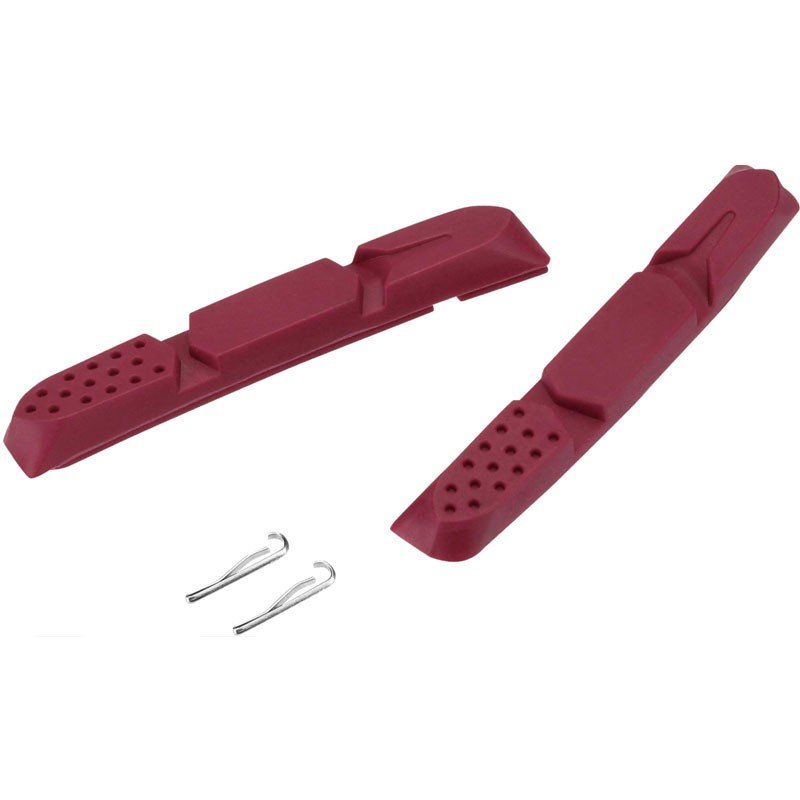 Вставки в колодки торм MTB v-br. JAGWIRE Switchback Tri-Zone Red Zone JS91DRZ (кантилеверные)