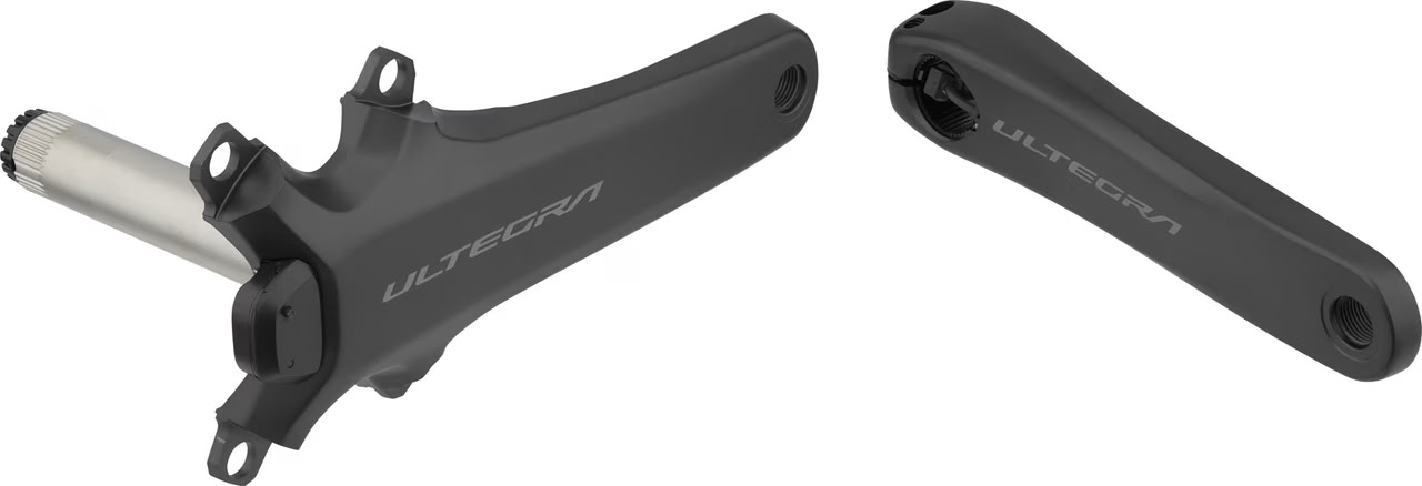 Шатуны Shimano FC-R8100-P ULTEGRA, Hollowtech II, 172.5 мм, без звезд, с измерителем мощности фото 