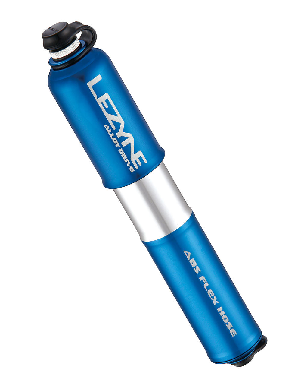 Мини-насос Lezyne ALLOY DRIVE М, 90psi, голубой фото 1