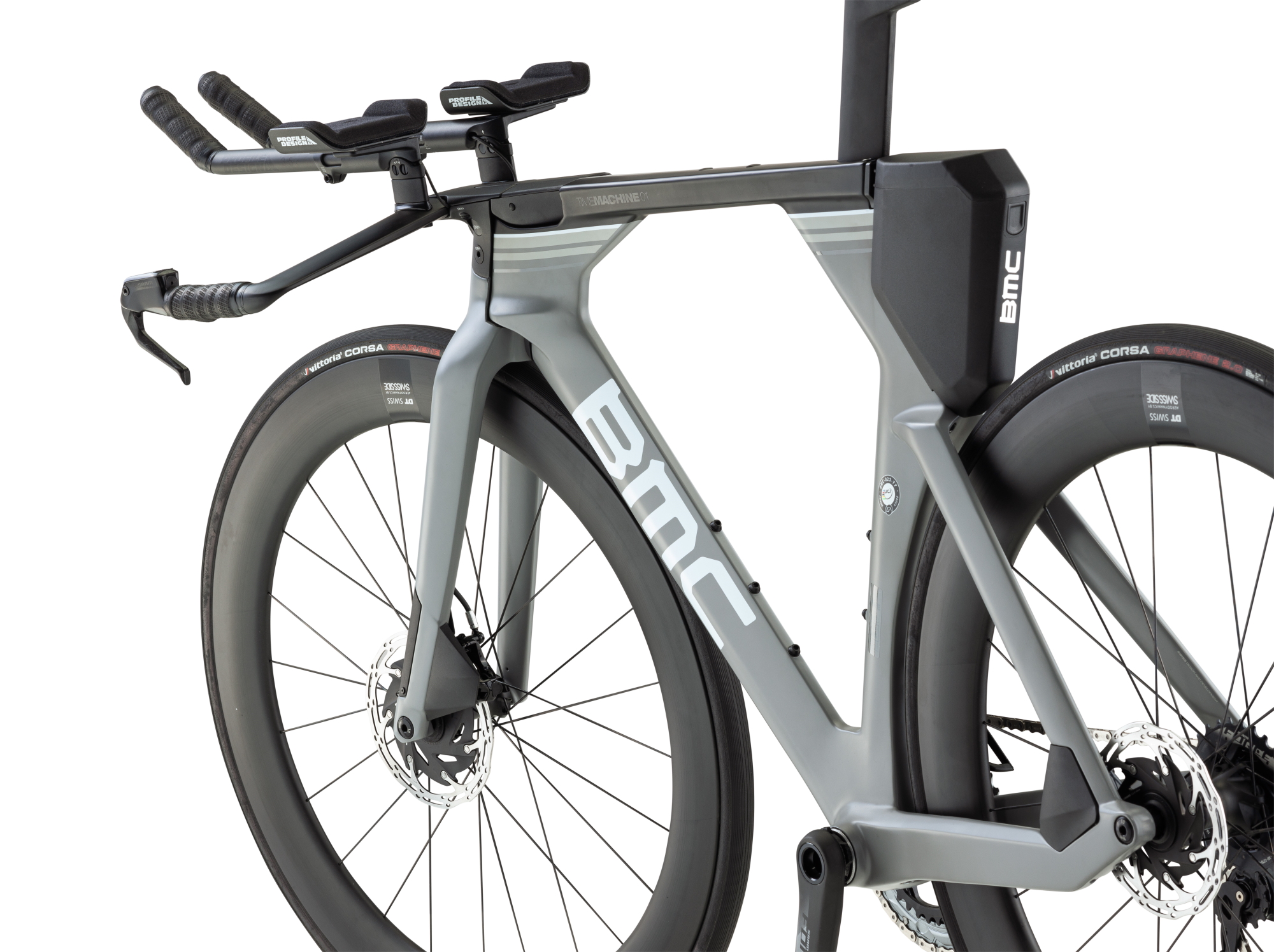 Велосипед 28" BMC TIMEMACHINE 01 DISC ONE Carbon рама - M-L GRY/WHT A1 фото 3