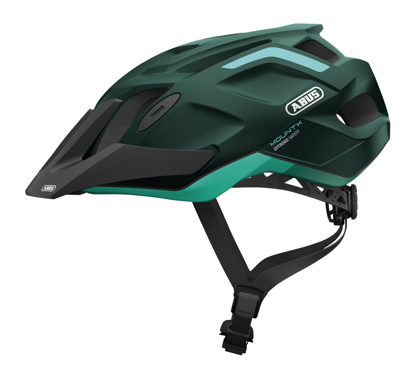 Шлем ABUS MOUNTK 2.0, размер L (58-62 см), Smaragd Green, темно-зеленый фото 