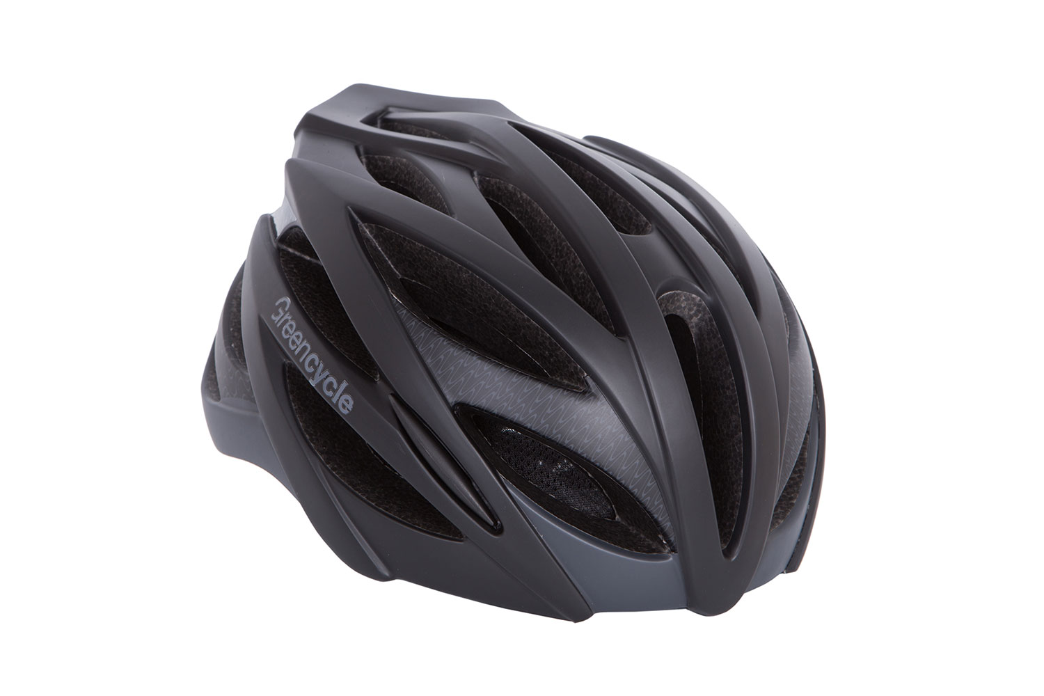 Шлем Green Cycle New Alleycat размер 54-58см для города/шоссе черно-серый матовый фото 