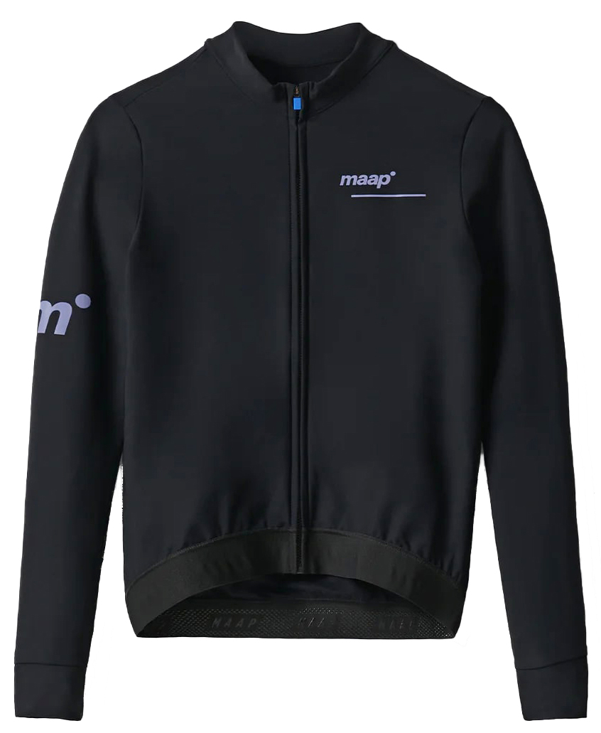 Джерси длин.рукав MAAP Training Thermal LS Jersey Black/Lavender, S фото 