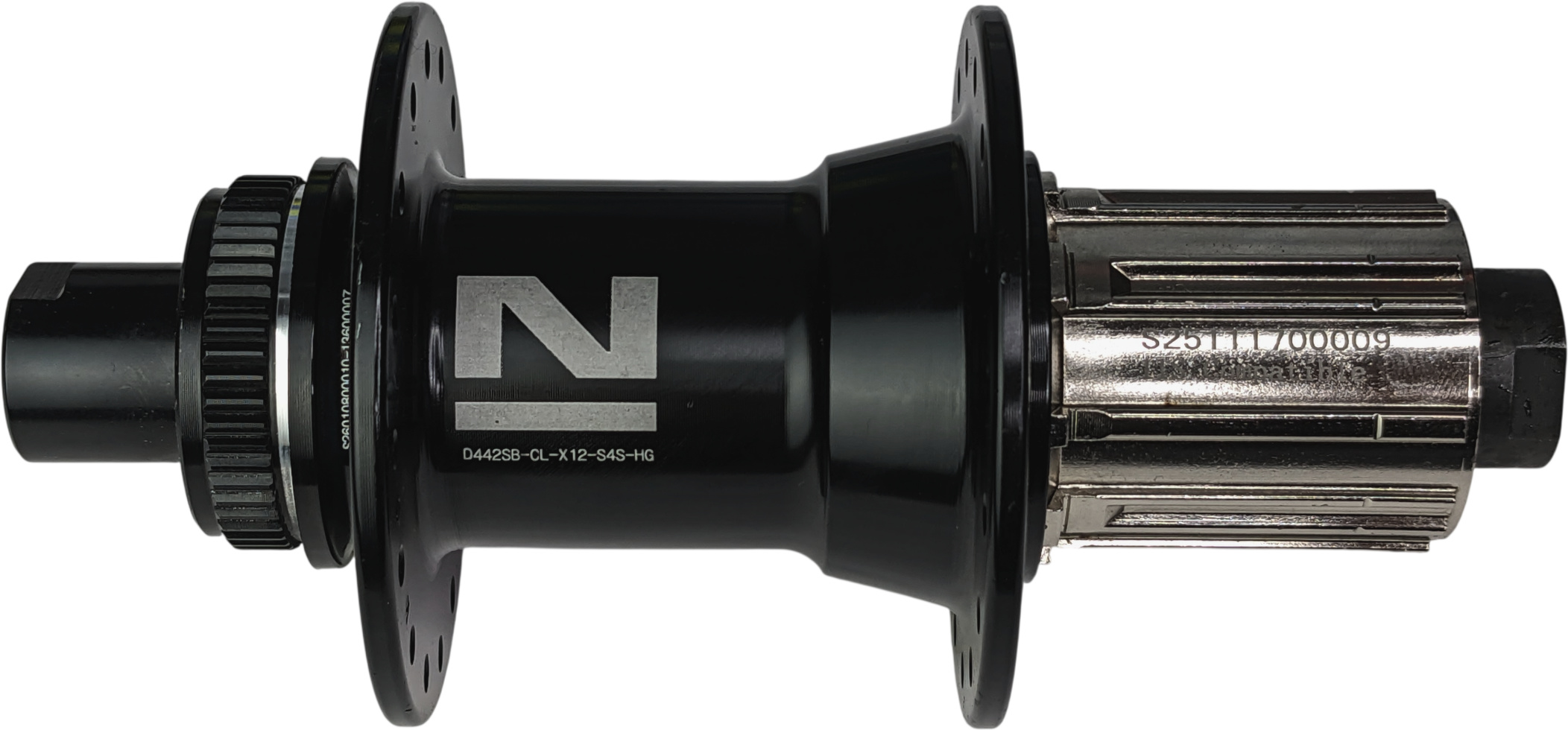 Втулка задн. Novatec D442SB-CL-X12-S4S-11S, 12x142, 32H, centerlock, HG11 фото 