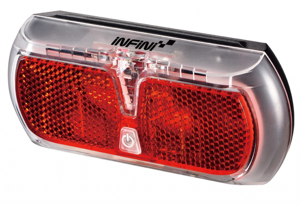 Ліхтар задній Infini I-501RG2 0.5W LED, 3 режими, світлодіодн + батар. фото 