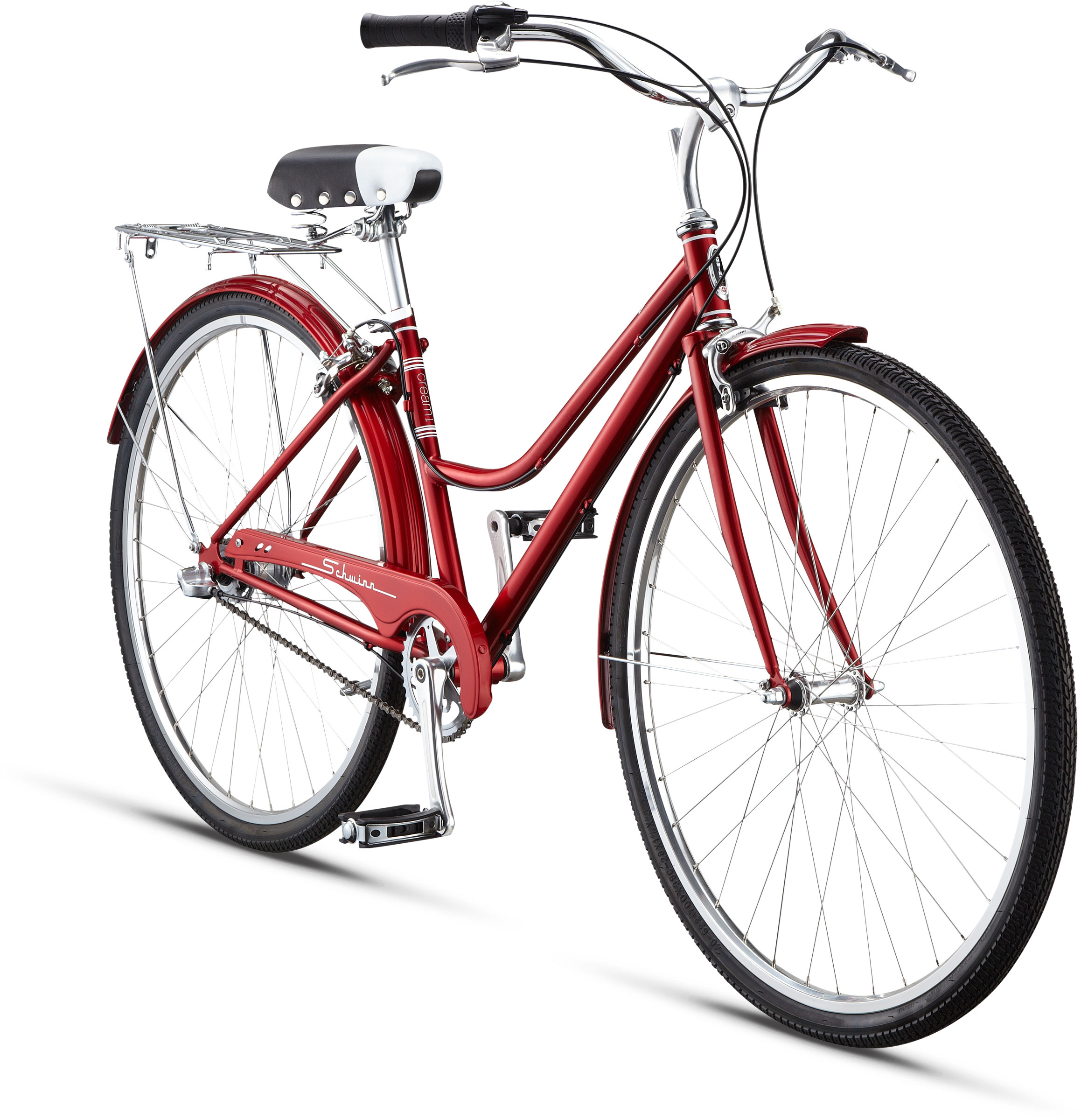 Велосипед 28 "Schwinn Cream 1 Women рама - M red 2015 фото 
