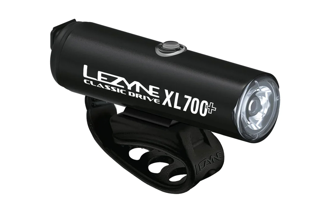 Фара передня Lezyne CLASSIC DRIVE XL 700+, 700 люмен, 7 режимів, чорна фото 