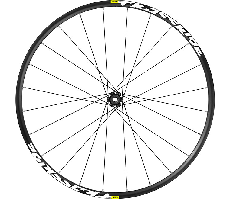 Колесо пер. 27,5" МТБ Mavic CROSSRIDE FTS-X, без покрышки, под дисковый тормоз 6 болтов, ось 15 мм, с адаптерами QR 9мм