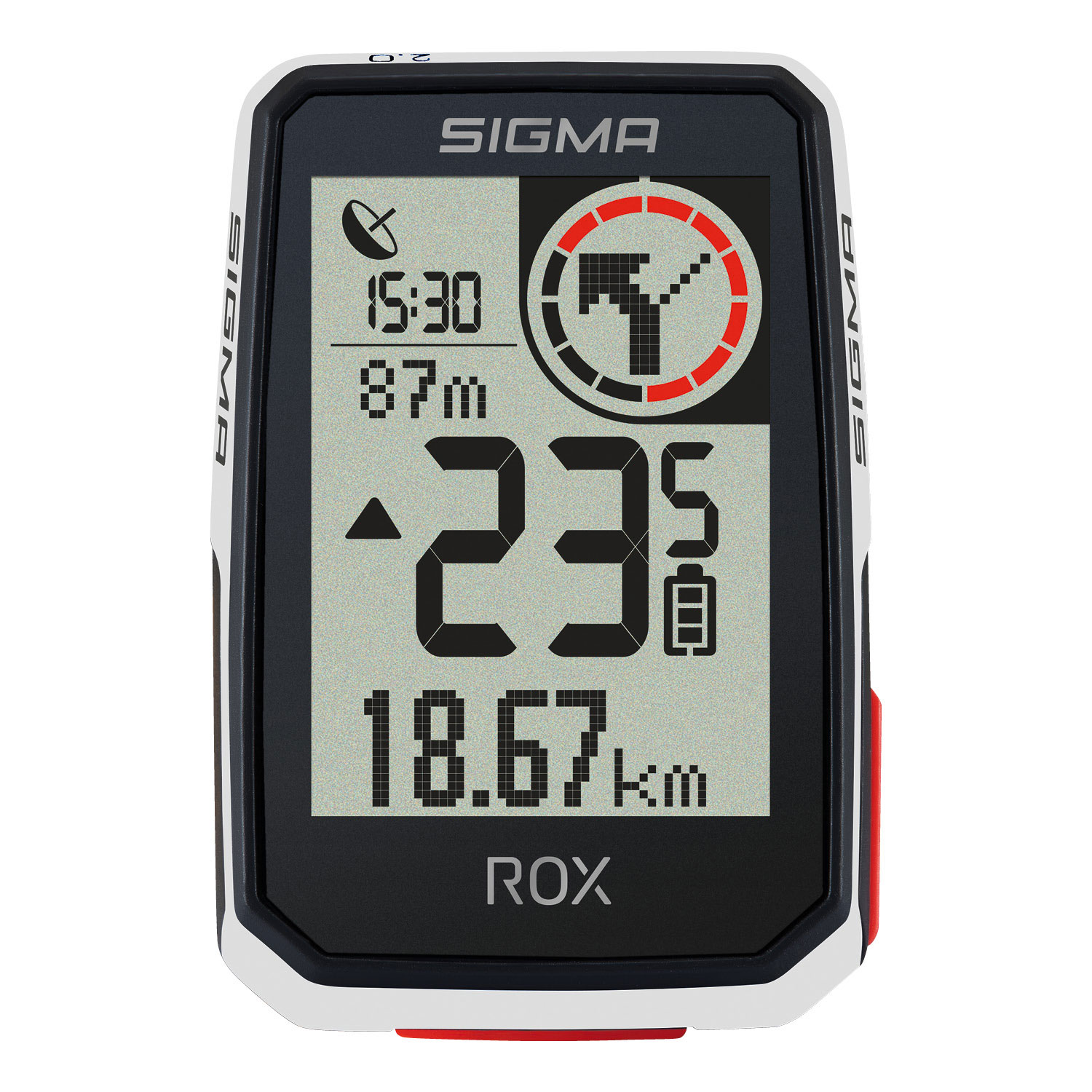 Велокомпьютер Sigma Sport ROX 2.0 White фото 