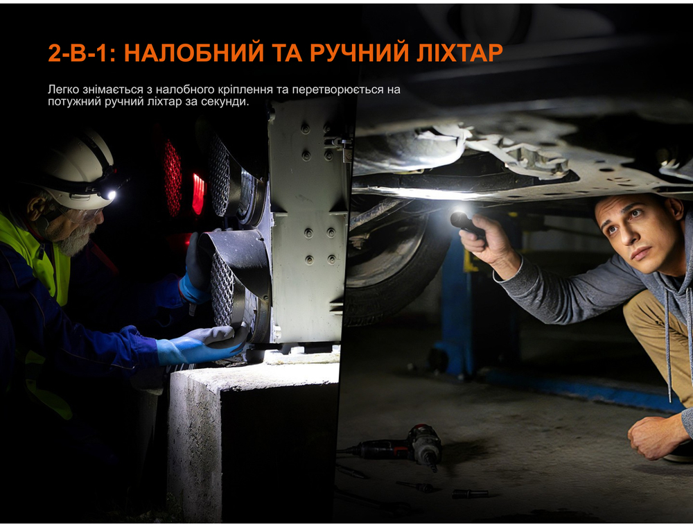 Фонарь налобный многофункциональный Fenix HM61R V3.0 фото 17