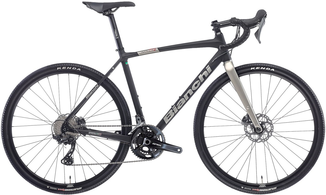 Велосипед 28" Bianchi IMPULSO ALLROAD GRX600 рама - 59 см Black/Titanium A1 фото 