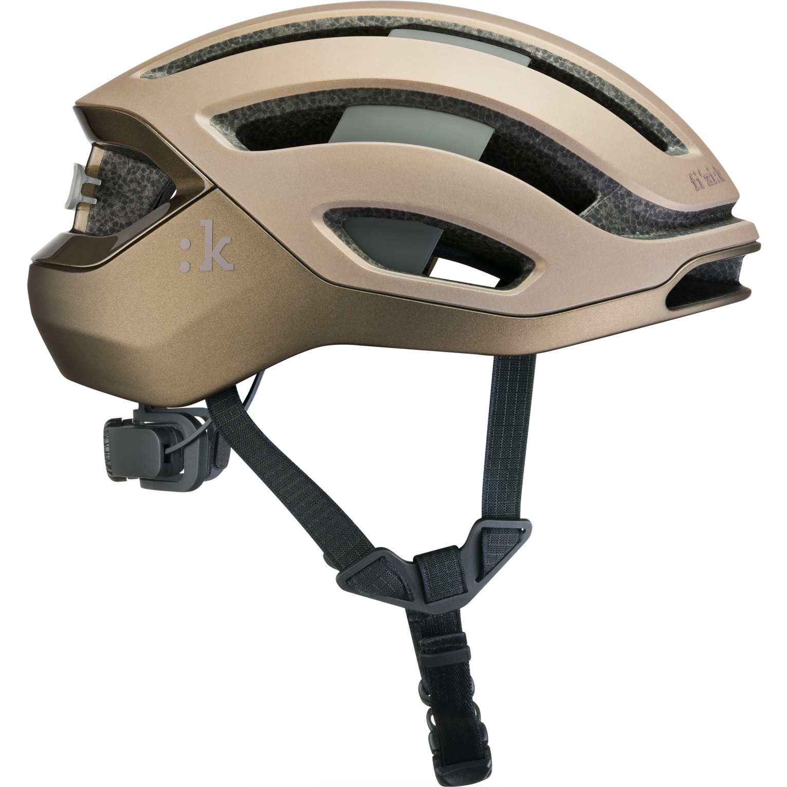 Шлем Fizik Kudo MiPS с мигалкой бронзовый размер М (56-59 см) фото 