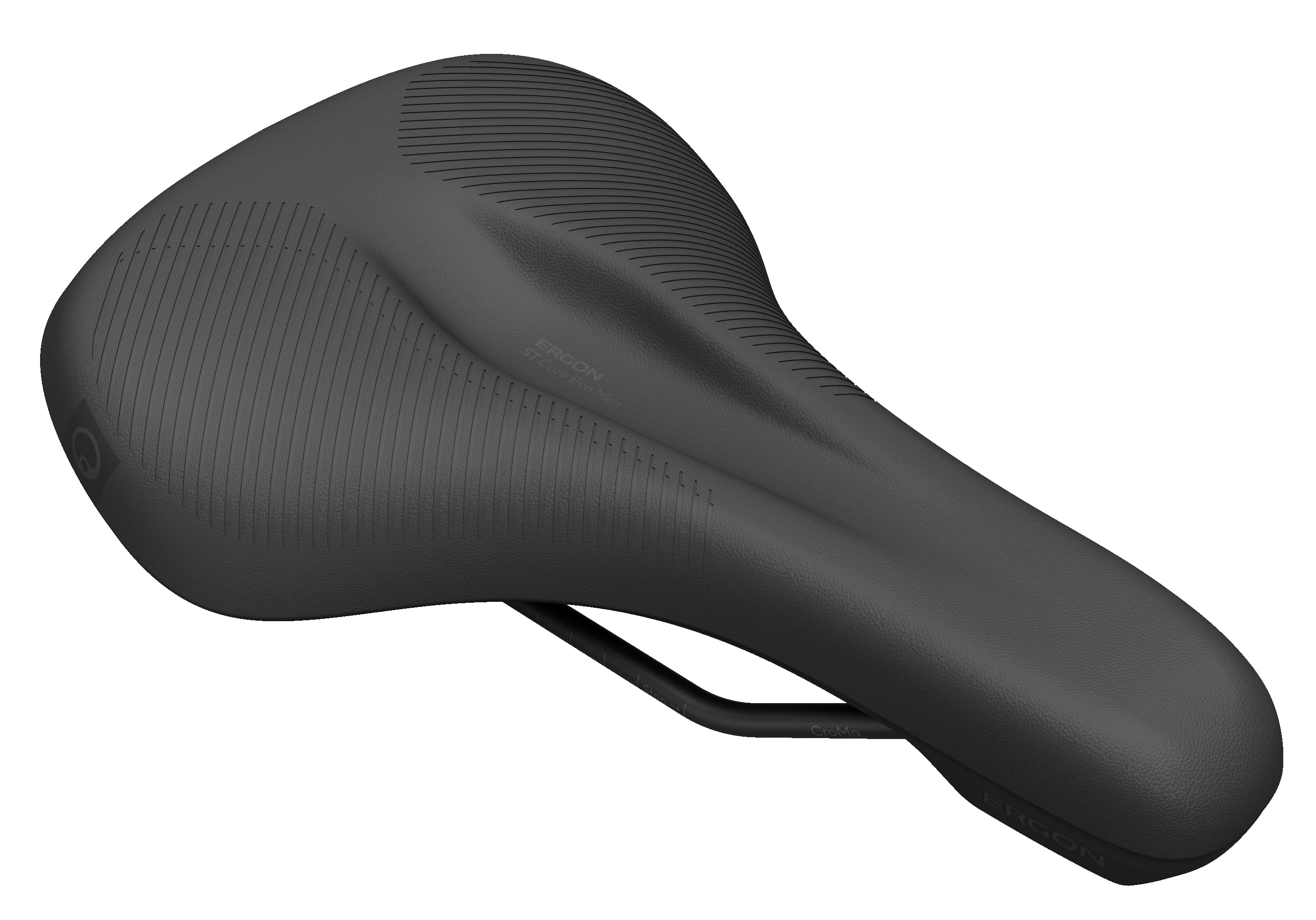 Седло Ergon ST Core Evo Men M/L, 182 мм, черно-серое фото 