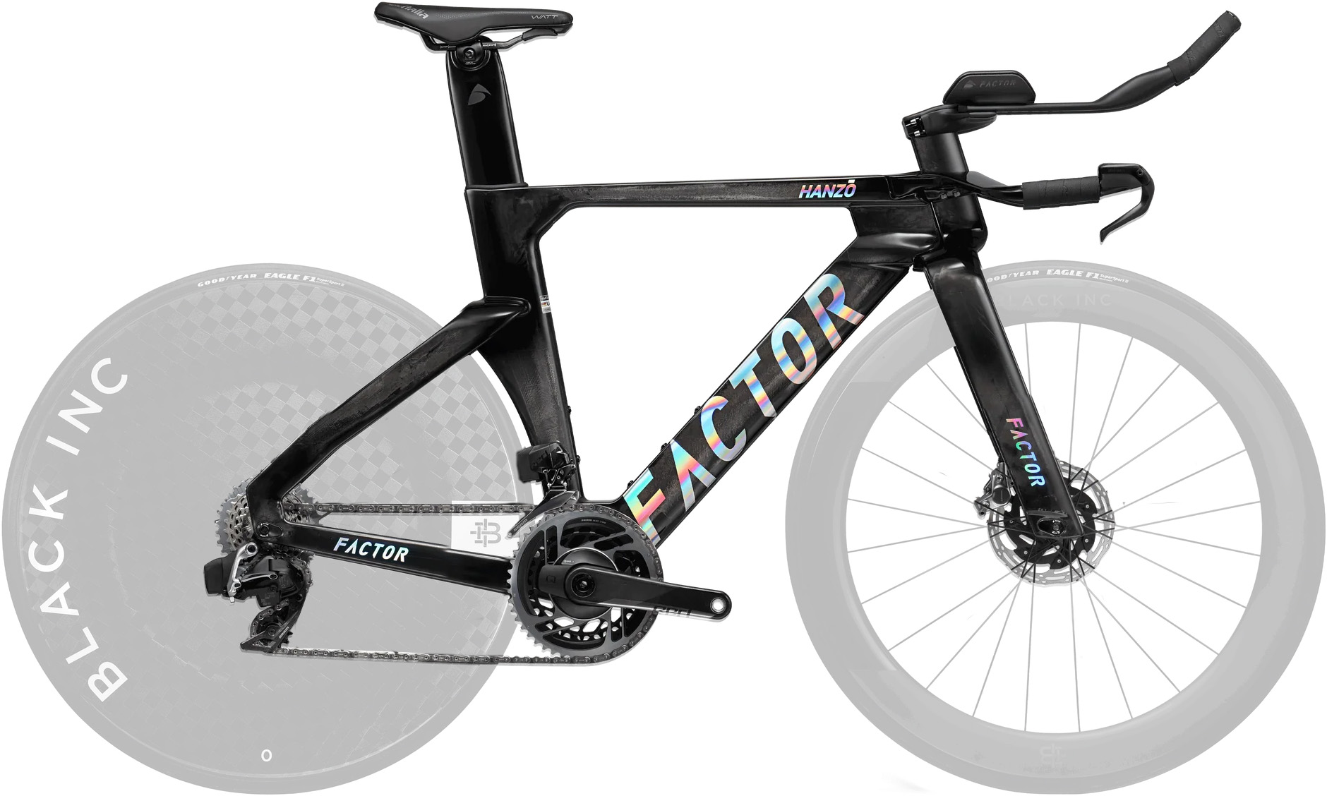 Велосипед 28" Factor ROAD TT HANZO Sram Force eTAP AXS рама - M Chrome (w/o wheels) фото 