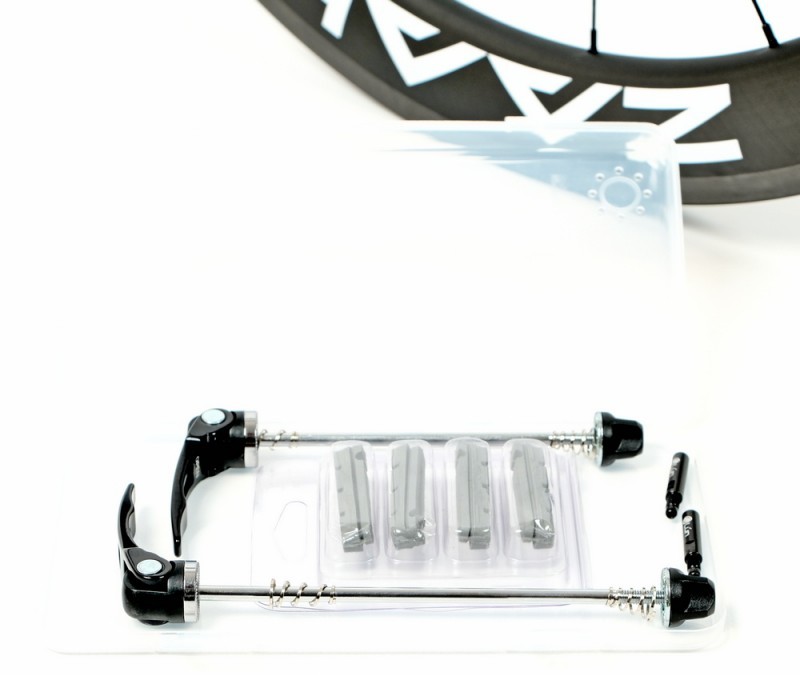 Колесо пер. + задн. 700C ZAAK B55 Road 55mm Rim Brake Campagnolo Carbon Clincher/Tubeless фото 6