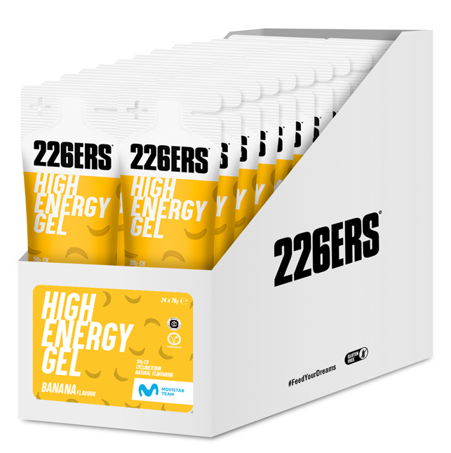 Гель 226ERS High Energy 50г вуглеводів банан 76г 24шт/уп 1824г фото 