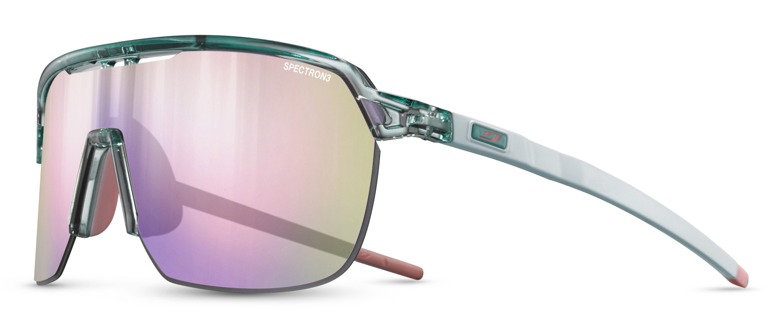 Очки Julbo FREQUENCY SPECTRON 3, зелено-серые, розовая линза фото 