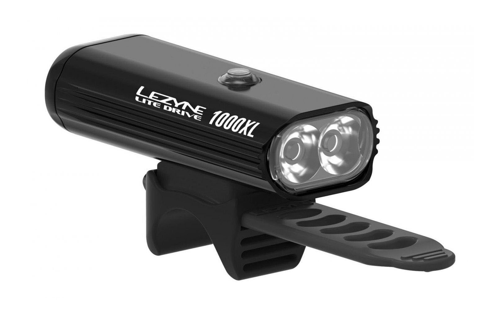 Фара передняя Lezyne LITE DRIVE 1000XL, 1000 люмен, 8 режимов, черная