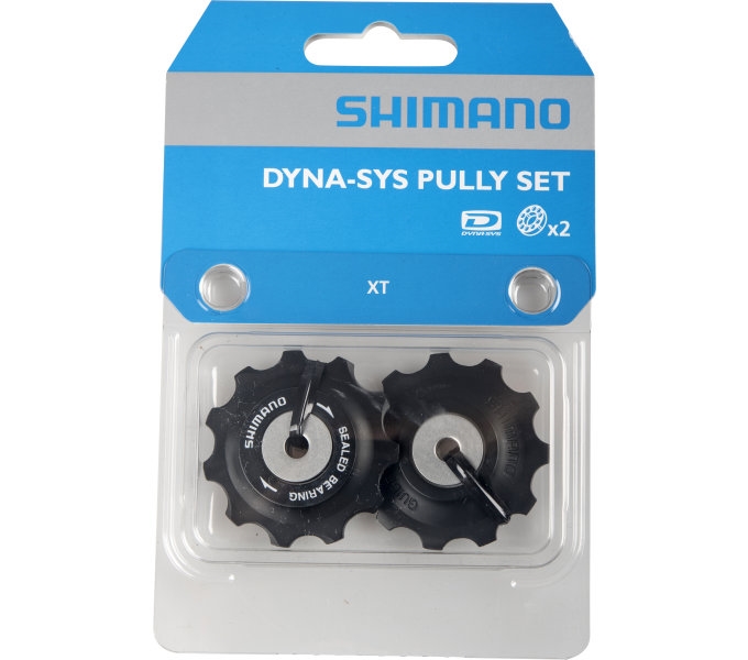 Ролики переключателя Shimano RD-M773 Deore XT/SLX, 10-ск., комплект (верхний + нижний) фото 