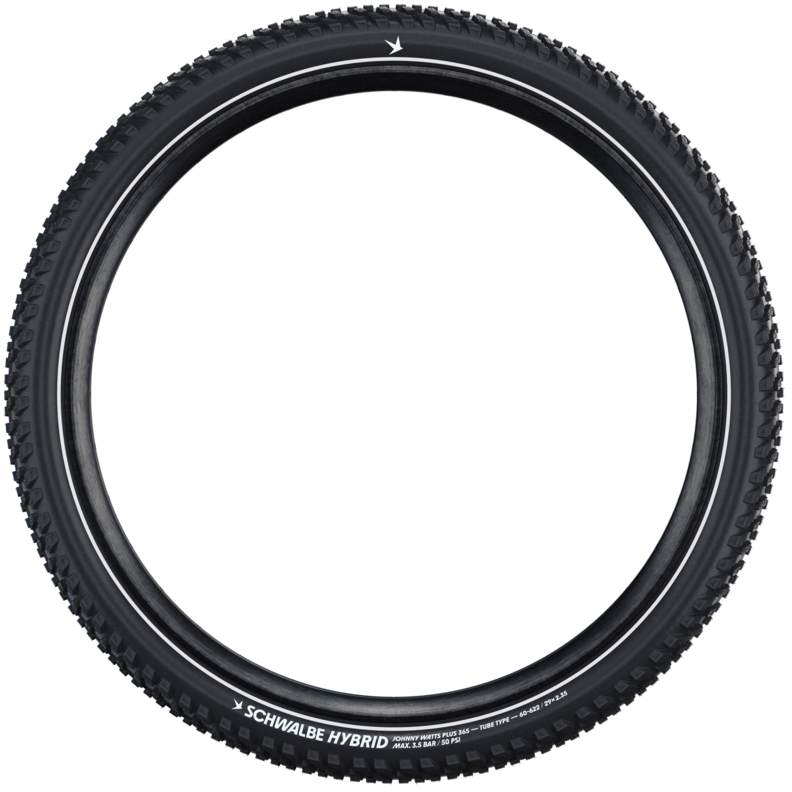 Покришка 27.5x2.60 (65-584) Schwalbe HYBRID 365 JOHNNY WATTS PLUS, Folding B/B-SK+RT HS618 ADDIX 365 67EPI 35B фото 2