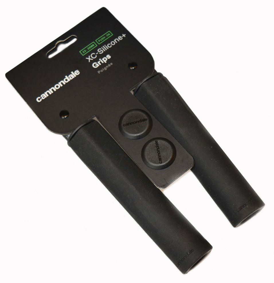 Грипсы Cannondale XC-Silicone, вспененный силикон, 135мм, черные фото 2